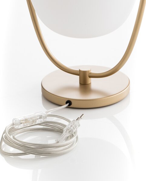 Stolne Lampa kdln, Lannà, Zlato / mjed, Dnevna soba, Staklo, Dizajn