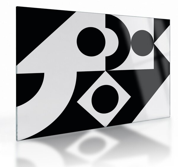 Staklena slika - Geometrijska apstrakcija N⁰1 (70x50 cm)