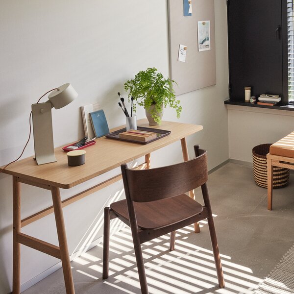 Stolne Lampa Hübsch, Crea, prigušiv, Bež, Dnevna soba, Aluminij, Dizajn