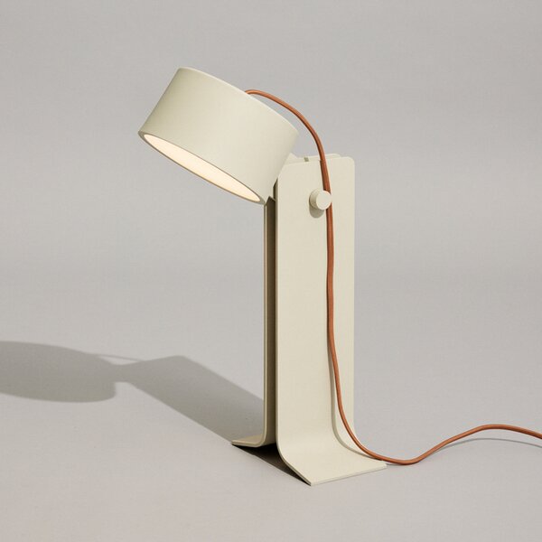 Stolne Lampa Hübsch, Crea, prigušiv, Bež, Dnevna soba, Aluminij, Dizajn
