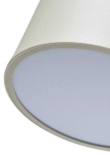 Stolne Lampa Hübsch, Crea, prigušiv, Bež, Dnevna soba, Aluminij, Dizajn