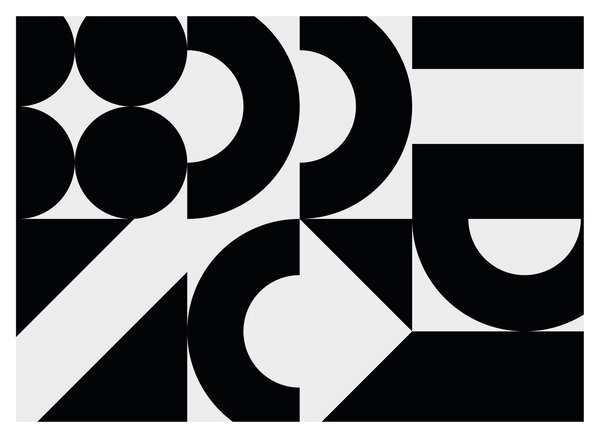 Slika - Geometrijska apstrakcija N⁰2 (70x50 cm)