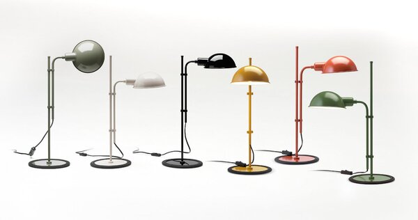 Stolne Lampa MARSET, Funiculí, Zelena, Dnevna soba, Metal, Dizajn