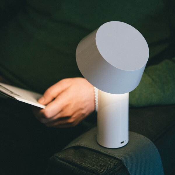 Stolne Lampa MARSET, Bicoca, prigušiv, Bijela, Dnevna soba, Plastika, Dizajn