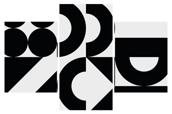 Slika - Geometrijska apstrakcija N⁰2 (90x60 cm)