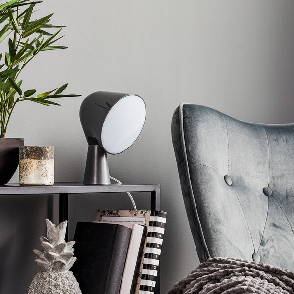 Stolne Lampa Foscarini, Binic, Crno, Dnevna soba, Plastika, Dizajn