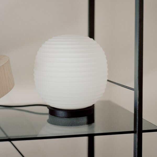Stolne Lampa New Works, Lantern Globe Small, prigušiv, Bijela, Dnevna soba, Staklo, Dizajn