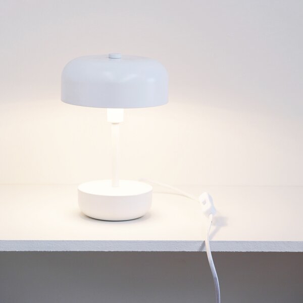 Stolne Lampa Dyberg Larsen, Haipot, Bijela, Dnevna soba, Metal, Moderan