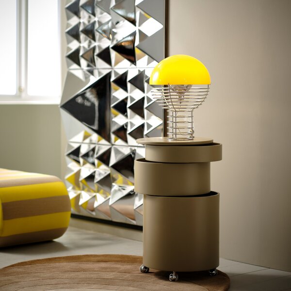 Stolne Lampa Verpan, Wire Small, Metalik, Dnevna soba, Metal, Dizajn
