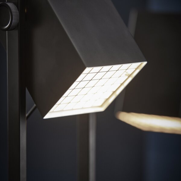 Stolne Lampa FRANDSEN, BF Quadro, Crno, Dnevna soba, Metal, Dizajn