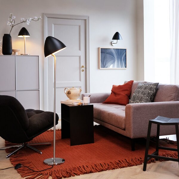Stolne Lampa Dyberg Larsen, Oulu, Metalik, Dnevna soba, Metal, Dizajn