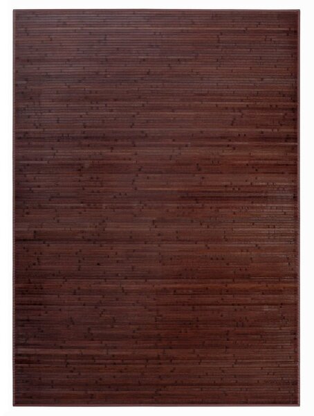 Tamno smeđi tepih od bambusa 180x250 cm – Casa Selección