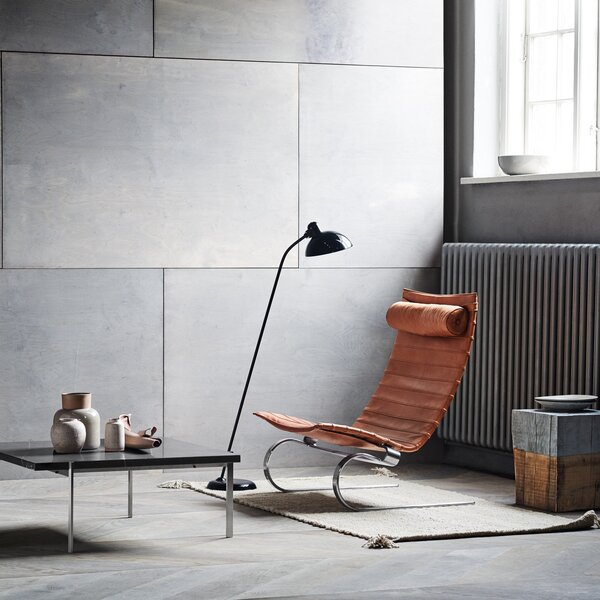 Podne Lampa FRITZ HANSEN, Kaiser Idell 6556-F, Crno, Dnevna soba, Metal, Dizajn