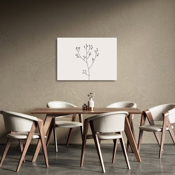 Staklena slika - Livadni cvijet N⁰3 (70x50 cm)