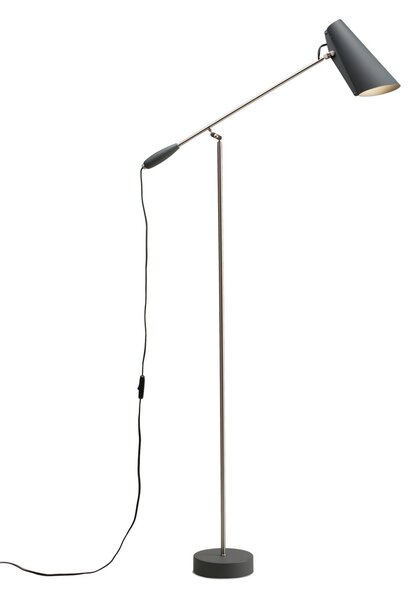 Podne Lampa Northern, Birdy, Sivo, Dnevna soba, Metal, Dizajn