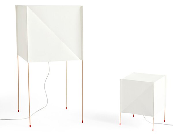 Podne Lampa HAY, Pper Cube, Bijela, Dnevna soba, Plastika, Dizajn