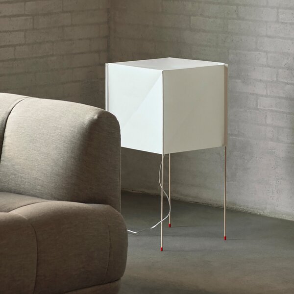 Podne Lampa HAY, Pper Cube, Bijela, Dnevna soba, Plastika, Dizajn