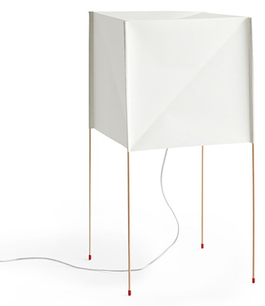 Podne Lampa HAY, Pper Cube, Bijela, Dnevna soba, Plastika, Dizajn