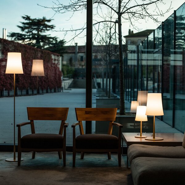 Podne Lampa Foscarini, Birdie Easy, Bež, Dnevna soba, Metal, Dizajn