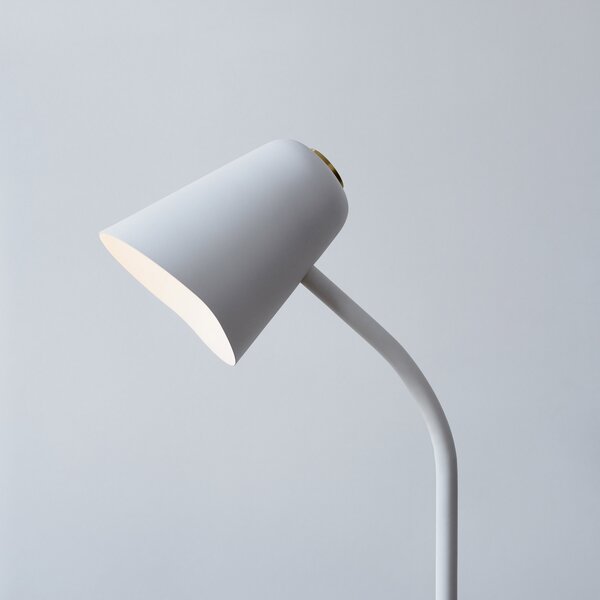 Podne Lampa Northern, Me dim, prigušiv, Bijela, Dnevna soba, Metal, Dizajn