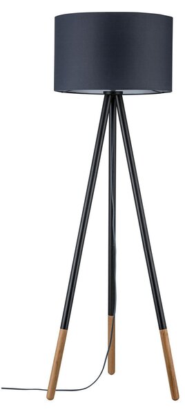 Podne Lampa Paulmann, Neordic Rurik, Crno, Dnevna soba, Metal, Skandinavski