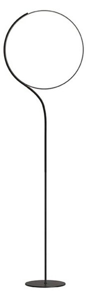 Podne Lampa kdln, Poise, prigušiv, Crno, Dnevna soba, Metal, Dizajn