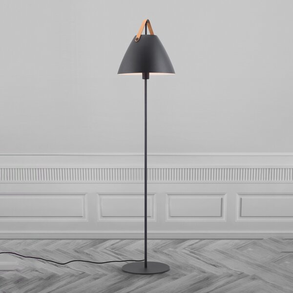 Podne Lampa DFTP by Nordlux, Strap, Crno, Dnevna soba, Metal, Skandinavski