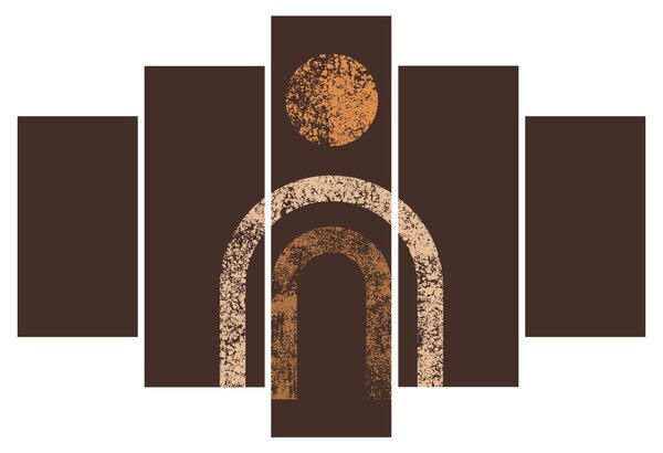 Slika - Narančasti lukovi N⁰1 (150x105 cm)