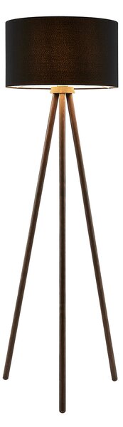 Podne Lampa Lindby, Majken, Crno, Dnevna soba, Drvo, Skandinavski