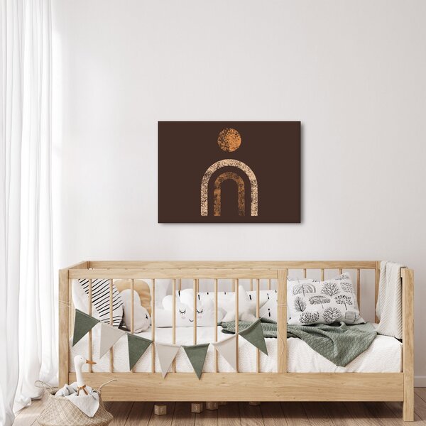 Slika - Narančasti lukovi N⁰1 (70x50 cm)
