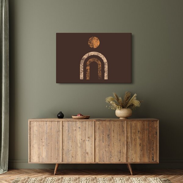 Slika - Narančasti lukovi N⁰1 (90x60 cm)