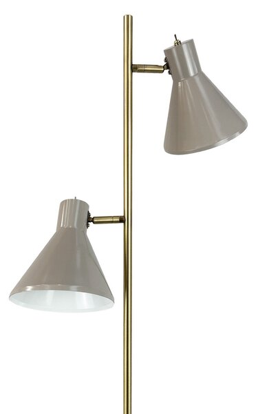 Podne Lampa Dyberg Larsen, Sleep, Sivo, Dnevna soba, Metal, Dizajn