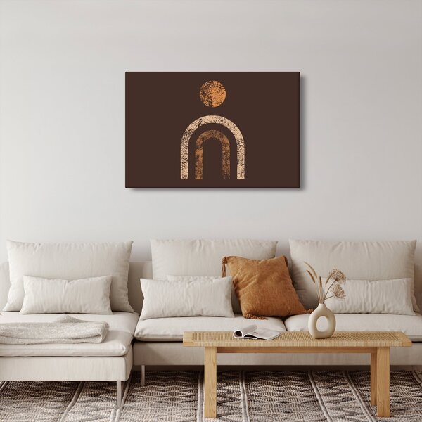 Slika - Narančasti lukovi N⁰1 (90x60 cm)