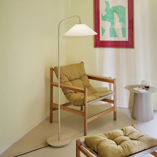 Podne Lampa Hübsch, Solid, Bež, Dnevna soba, Metal, Dizajn
