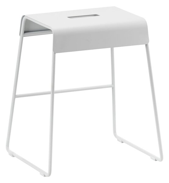 Bijeli metalni stolac A-Stool – Zone