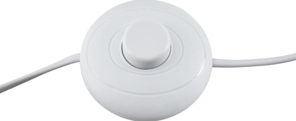 Podne Lampa Lucande, Ellorin, Bijela, Dnevna soba, Tkanina / tekstil, Seoska kuća / rustikalni