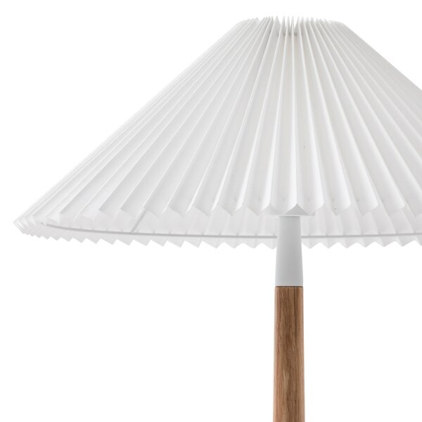 Podne Lampa Lucande, Ellorin, Bijela, Dnevna soba, Tkanina / tekstil, Seoska kuća / rustikalni