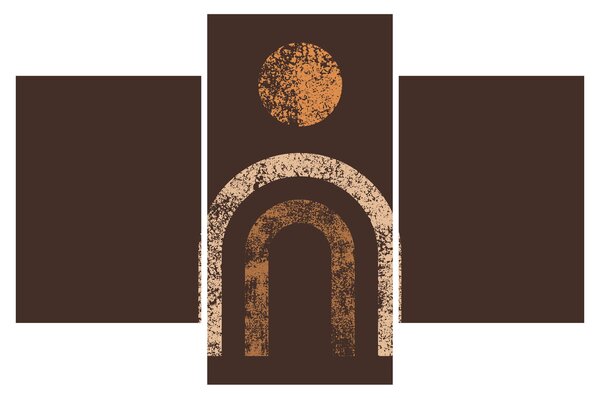 Slika - Narančasti lukovi N⁰1 (90x60 cm)