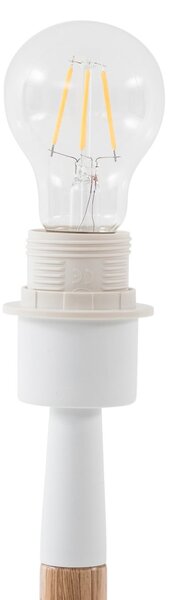 Podne Lampa Lucande, Ellorin, Bijela, Dnevna soba, Tkanina / tekstil, Seoska kuća / rustikalni