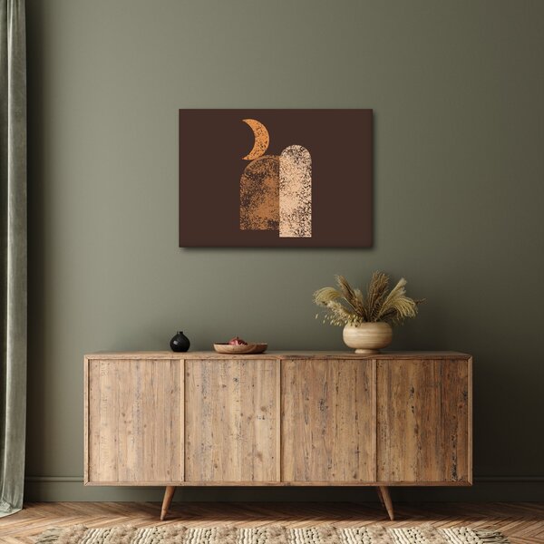 Slika - Narančasti lukovi N⁰2 (70x50 cm)