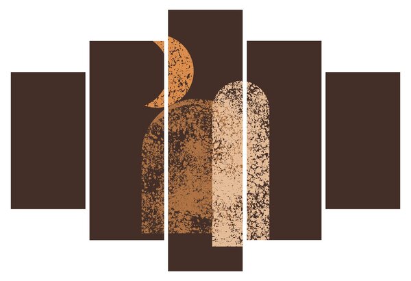 Slika - Narančasti lukovi N⁰2 (150x105 cm)