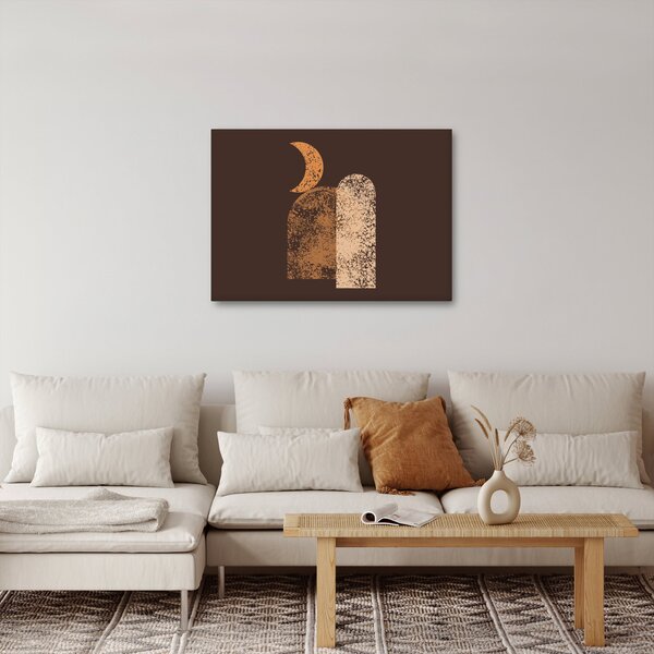 Slika - Narančasti lukovi N⁰2 (70x50 cm)