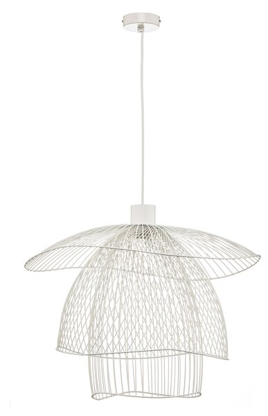 Viseće Svjetiljka Forestier, Papillon S, prigušiv, Bijela, Dnevna soba, Metal, Dizajn