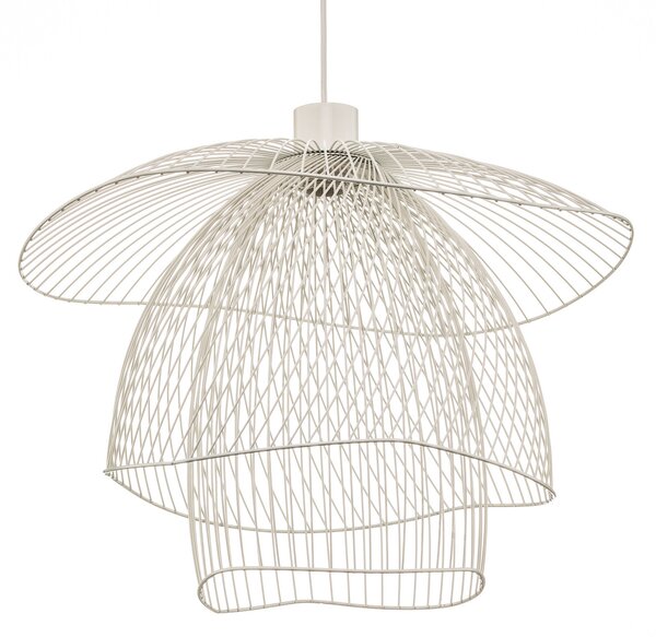 Viseće Svjetiljka Forestier, Papillon S, prigušiv, Bijela, Dnevna soba, Metal, Dizajn
