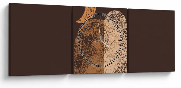 Slika - Narančasti lukovi N⁰2 (sa satom) (90x30 cm)
