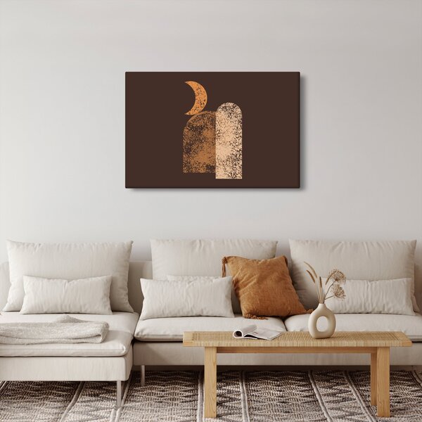 Slika - Narančasti lukovi N⁰2 (90x60 cm)