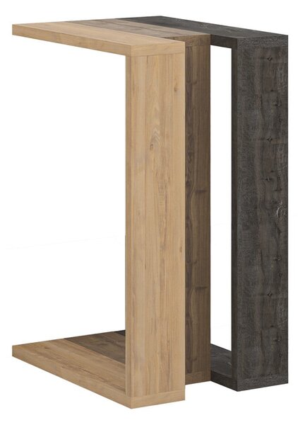 Pomoćni stol u dekoru hrasta 40x30 cm Macha – Marckeric