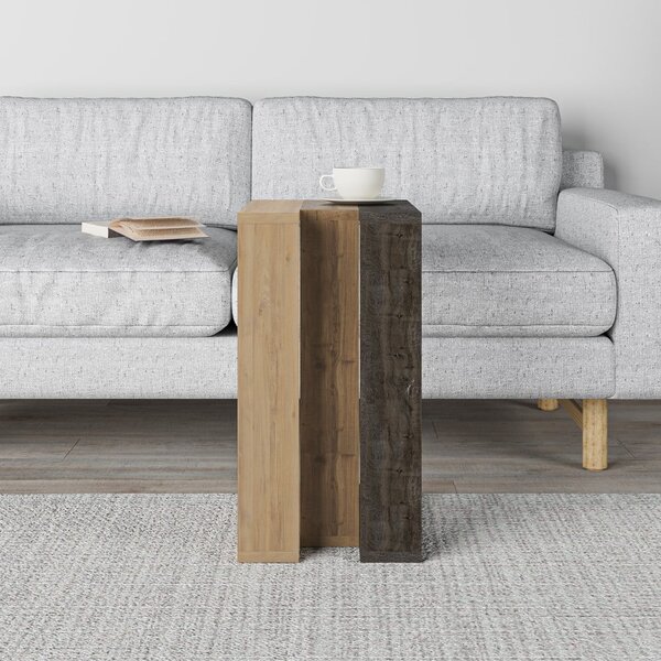 Pomoćni stol u dekoru hrasta 40x30 cm Macha – Marckeric