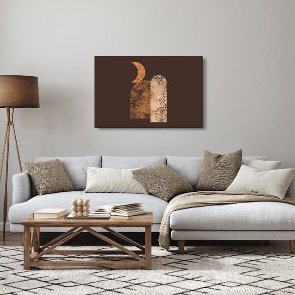 Slika - Narančasti lukovi N⁰2 (90x60 cm)