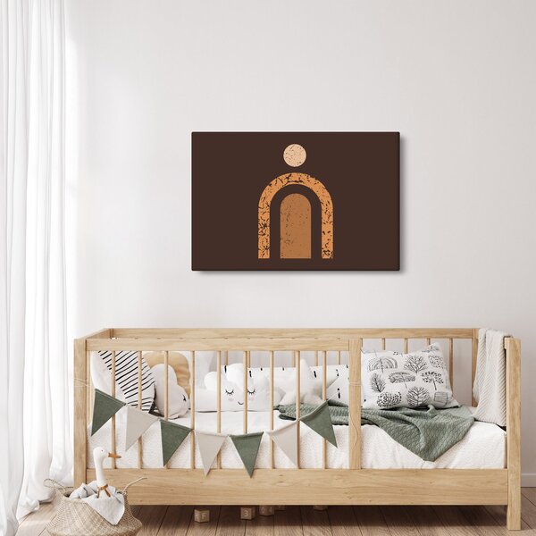 Slika - Narančasti lukovi N⁰3 (90x60 cm)